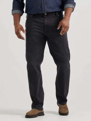 LEE (X-Motion) Mens Stretchable jeans-Slim Straight - Charcol